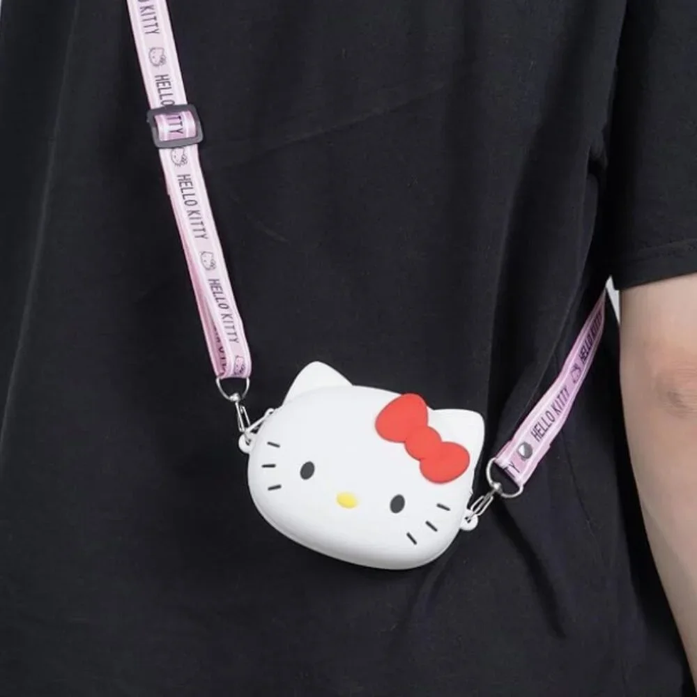 Hello Kitty Mini Silicon Crossbody CUTE bag wallet